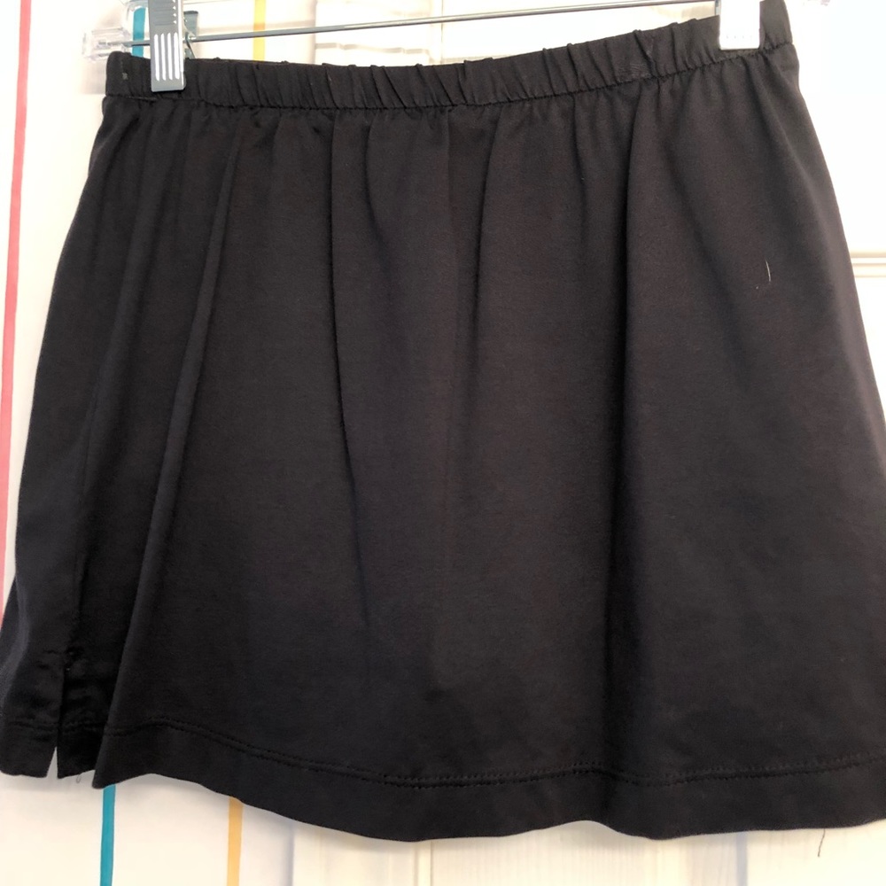 Black tennis skirt